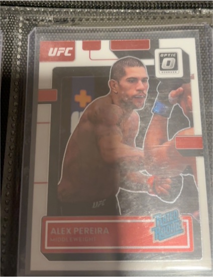 2023 Panini Donruss Optic UFC #108 Alex Pereira Rated Rookie — front