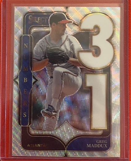 2025 Panini Select #17 Greg Maddux Select Numbers — front