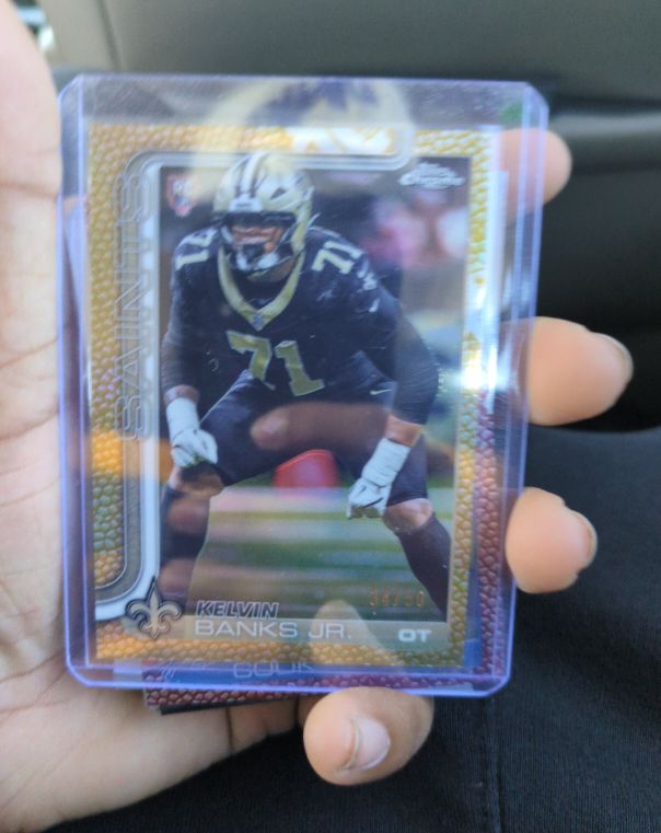 2025 Topps Chrome #378 Kelvin Banks Jr. — front