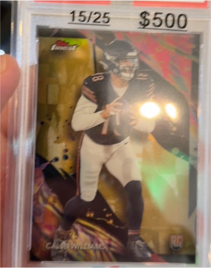 2024 Topps Finest #61 Caleb Williams — front