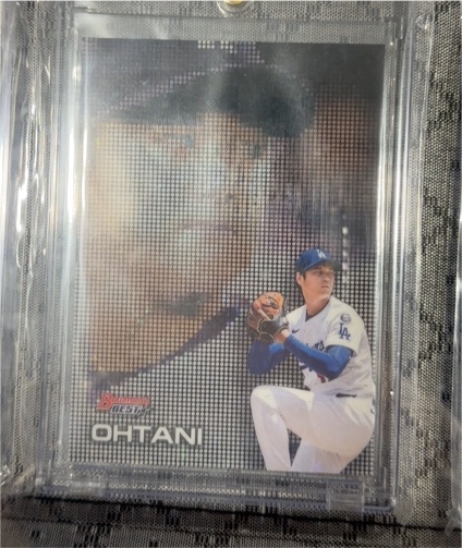 2025 Topps Bowman’s Best Pixel Portraits #P-25 Shohei Ohtani — front