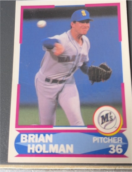 1990 Score Young Superstars I #7 Brian Holman — front