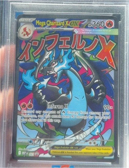 2025 Pokémon Mega Charizard X ex #023 — front