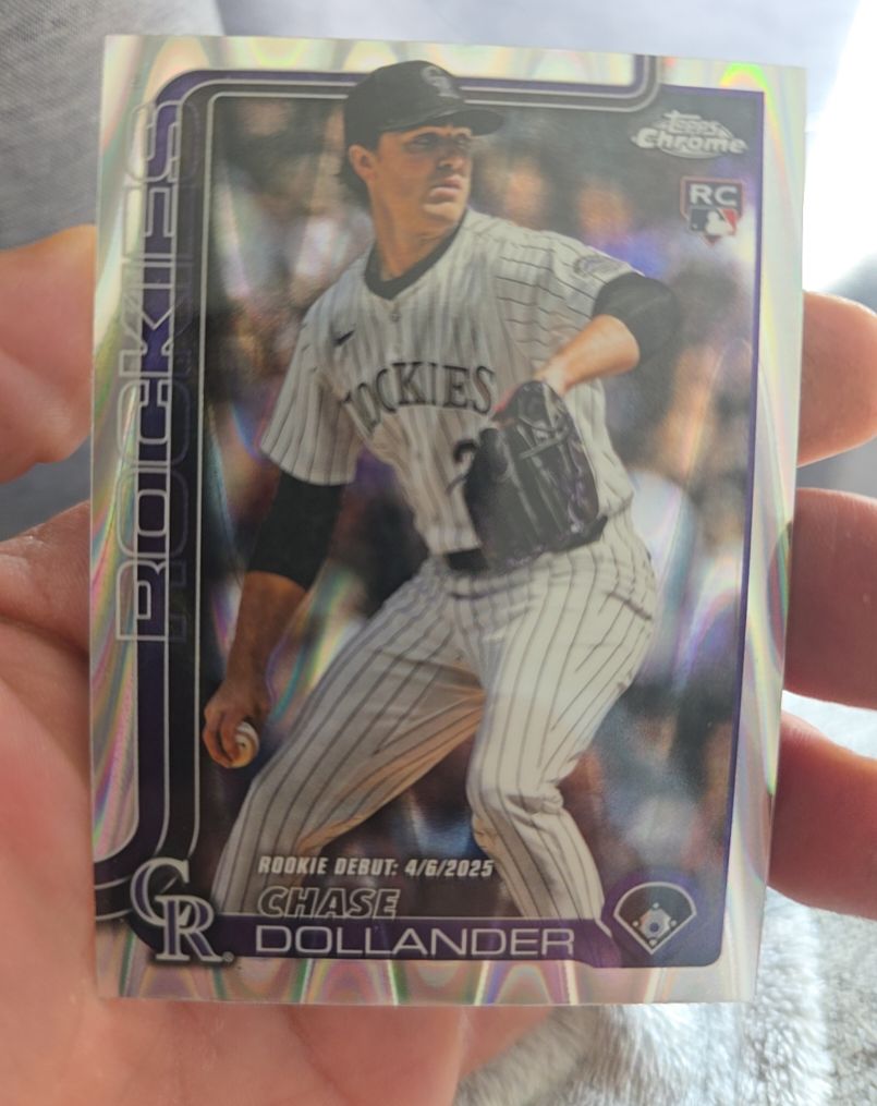 2025 Topps Chrome Update #USC175 Chase Dollander — front