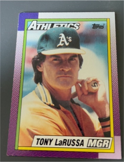 1990 Topps #639 Tony LaRussa — front