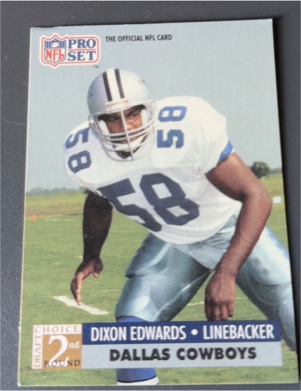 1991 Pro Set #766 Dixon Edwards — front
