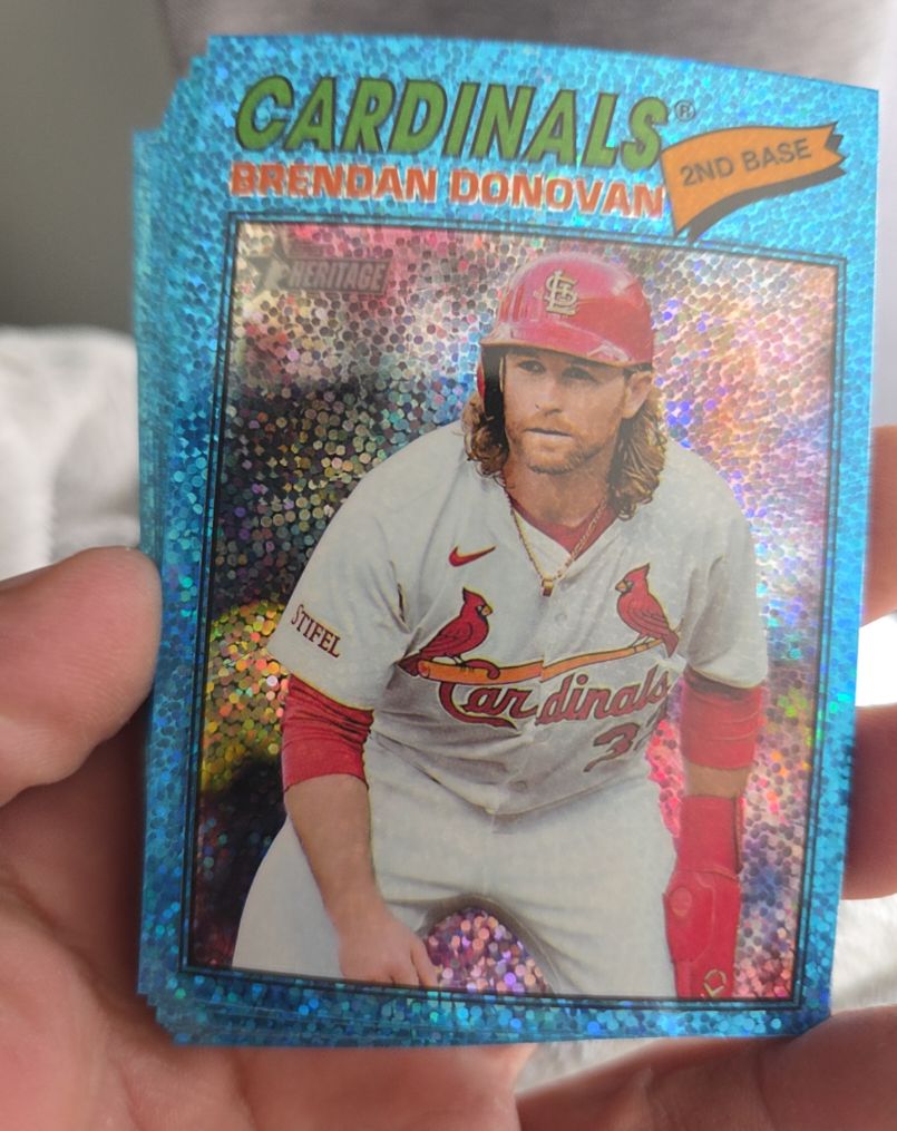 2026 Topps Heritage Chrome #95 Brendan Donovan — front