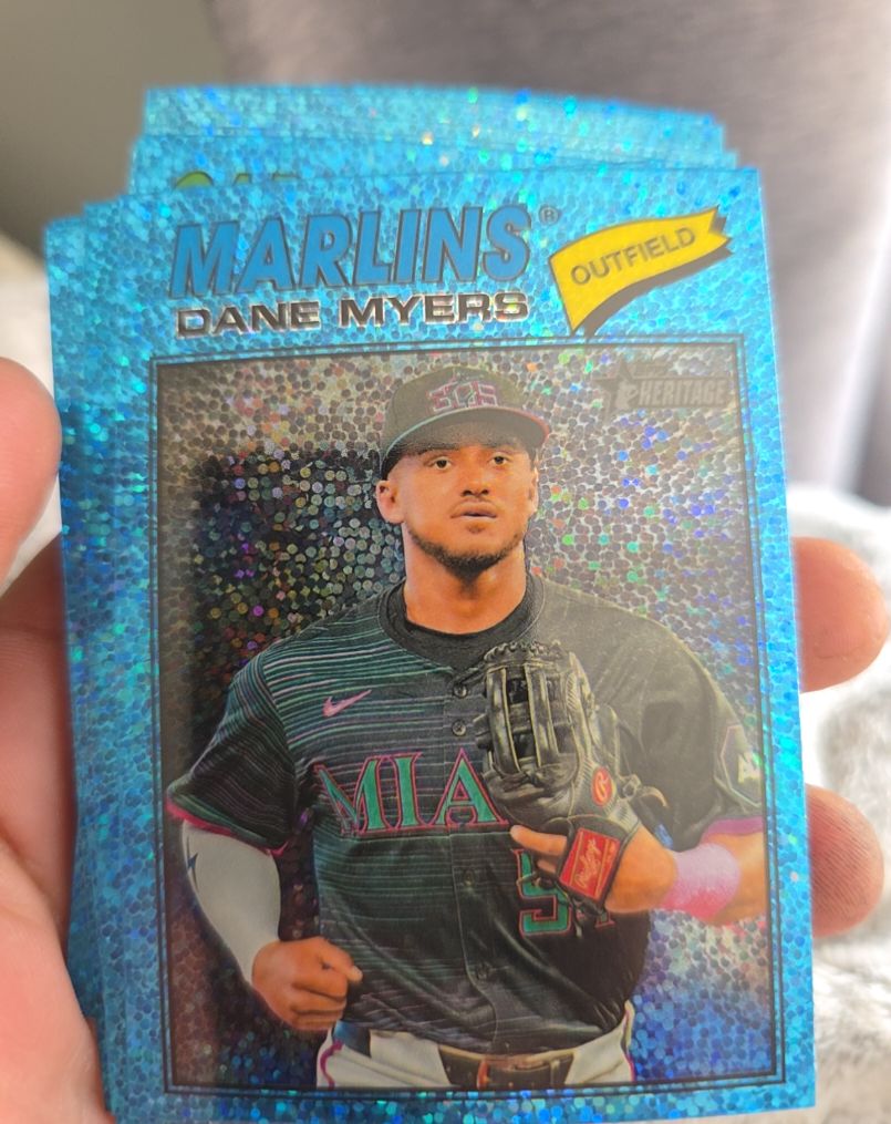 2026 Topps Heritage Chrome #75 Dane Myers — front