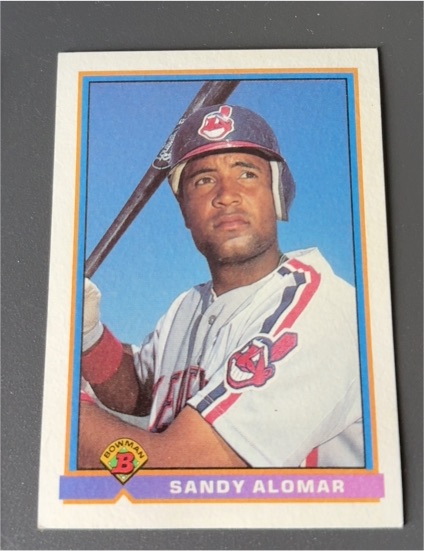 1991 Bowman #57 Sandy Alomar — front