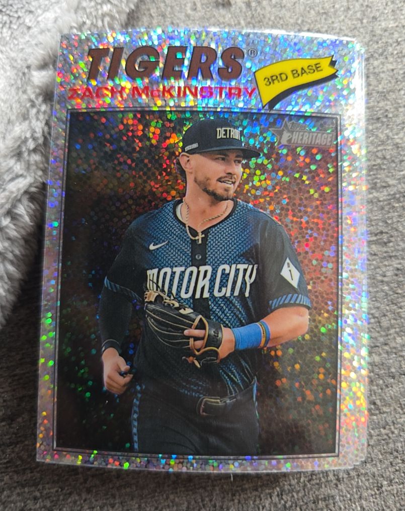 2026 Topps Heritage #398 Zach McKinstry — front