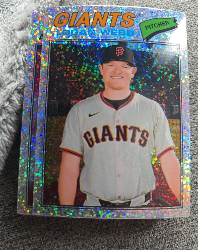 2026 Topps Heritage #82 Logan Webb — front