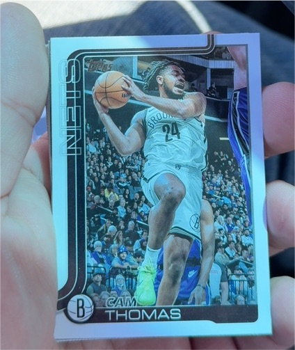 2025-26 Topps #11 Cam Thomas — front
