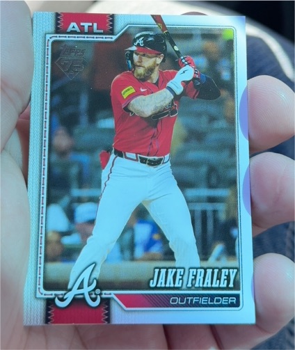 2026 Topps #323 Jake Fraley — front