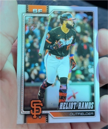 2026 Topps Series 1 #8 Heliot Ramos — front