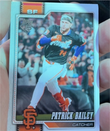 2026 Topps Series 1 #7 Patrick Bailey — front