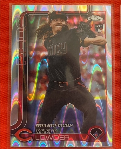 2025 Topps Chrome Update #USC110 Rhett Lowder — front
