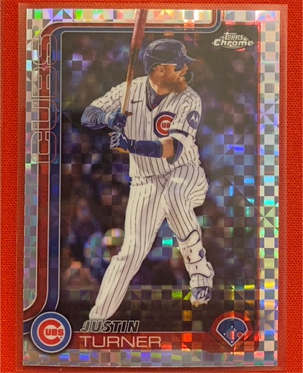 2025 Topps Chrome Update #USC170 Justin Turner — front