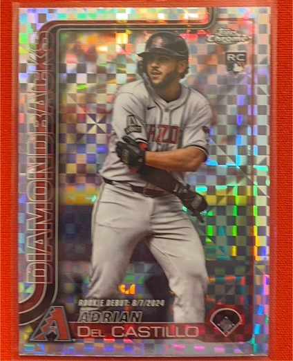 2025 Topps Chrome Update #USC92 Adrian Del Castillo — front