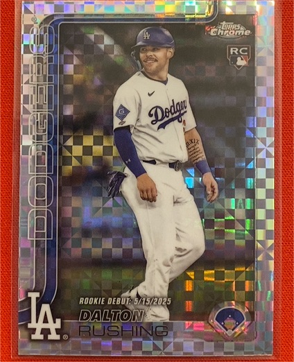 2025 Topps Chrome Update #USC151 Dalton Rushing — front