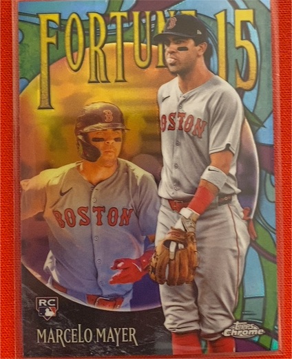 2025 Topps Chrome Update Fortune 15 #F15-20 Marcelo Mayer — front