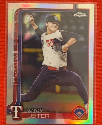 2025 Topps Chrome Update #USC42 Jack Leiter — front