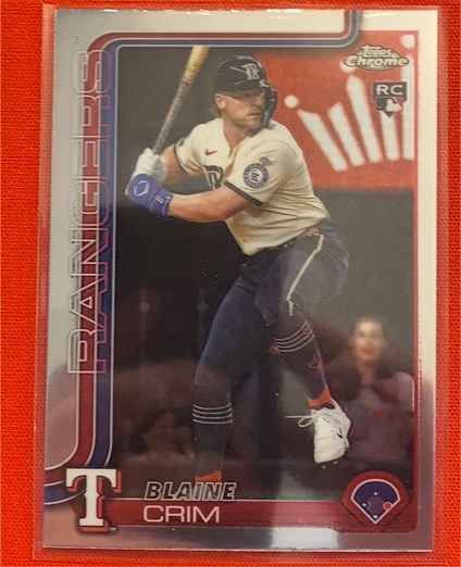 2025 Topps Chrome Update #USC83 Blaine Crim — front