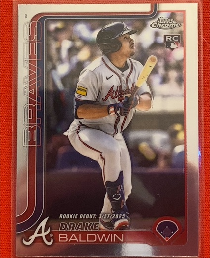 2025 Topps Chrome Update #USC88 Drake Baldwin — front