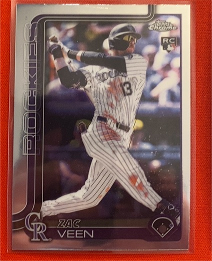 2025 Topps Chrome Update #USC28 Zac Veen — front