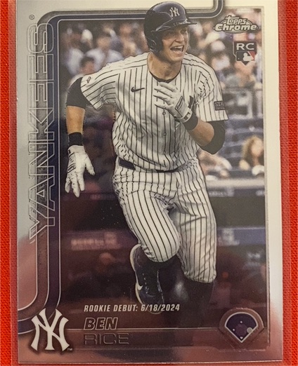 2025 Topps Chrome Update #USC138 Ben Rice — front