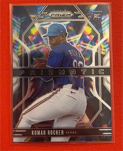 2025 Panini Prizm #19 Kumar Rocker Prizmatic Texas Rangers Rookie — front
