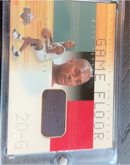 2000-01 Upper Deck Hardcourt Game Floor #GP-F Gary Payton — front