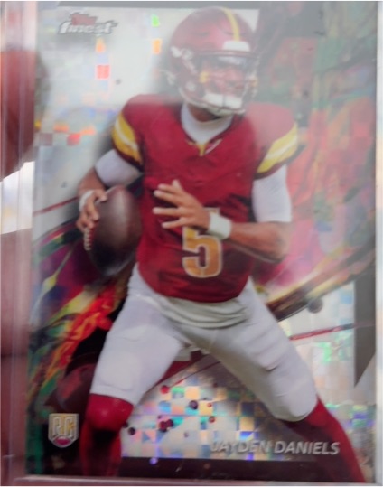 2024 Topps Finest #67 Jayden Daniels — front
