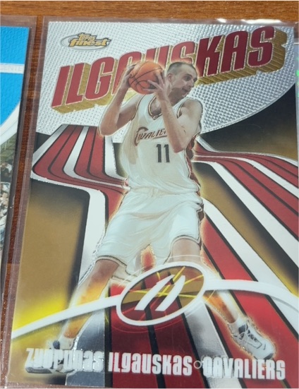 2003-04 Topps Finest #95 Zydrunas Ilgauskas — front