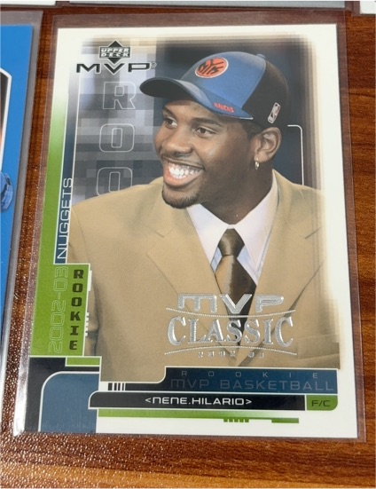 2002-03 Upper Deck MVP #216 Nene Hilario Rookie — front