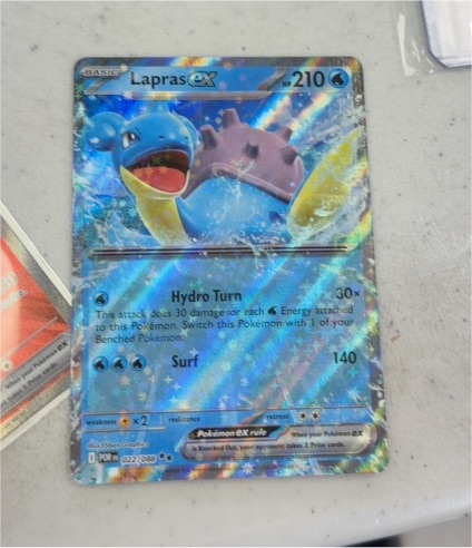 2006 Pokémon Lapras ex 022/088 — front