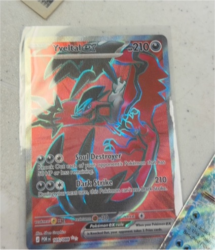 2014 Pokémon XY Perfect Order #105 Yveltal EX — front