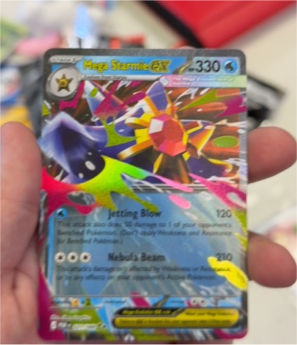 2026 Pokémon Mega Starmie EX #021 — front