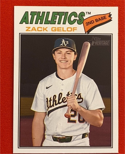 2026 Topps Heritage #186 Zack Gelof — front