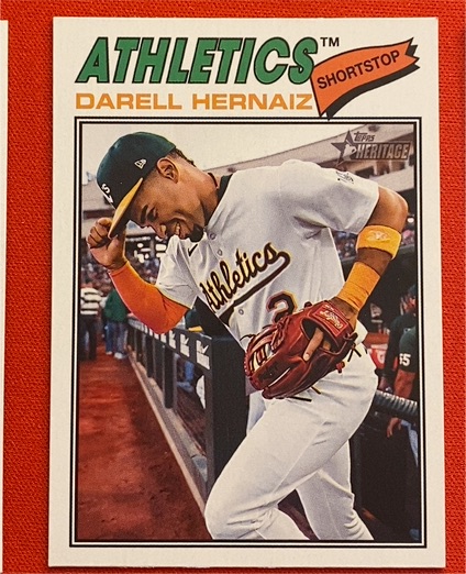 2026 Topps Heritage #66 Darell Hernaiz — front