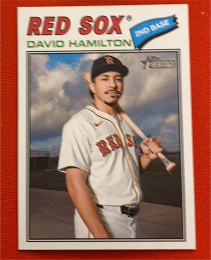 2026 Topps Heritage #344 David Hamilton — front