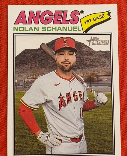 2026 Topps Heritage #117 Nolan Schanuel — front