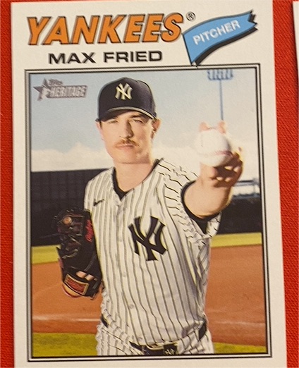 2026 Topps Heritage #130 Max Fried — front