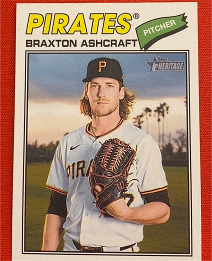 2026 Topps Heritage #134 Braxton Ashcraft — front
