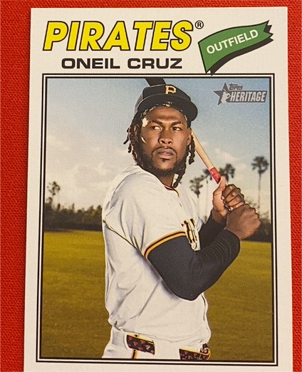 2026 Topps Heritage #308 Oneil Cruz — front