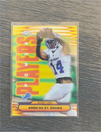 2025 Topps Chrome #PP-26 Amon-Ra St. Brown — front