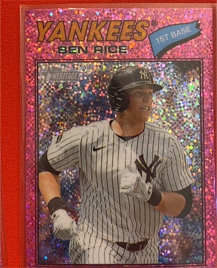 2026 Topps Heritage #189 Ben Rice — front