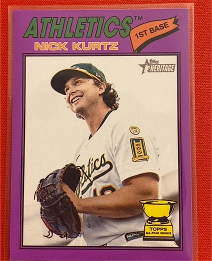 2026 Topps Heritage #275 Nick Kurtz — front