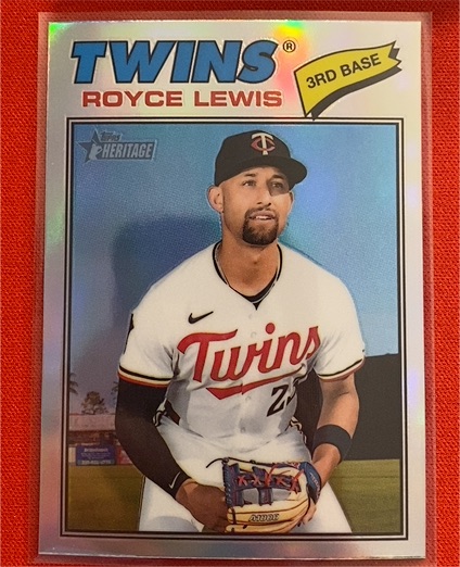 2026 Topps Heritage #85 Royce Lewis — front