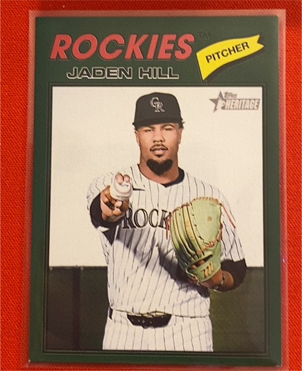 2026 Topps Heritage #26 Jaden Hill — front