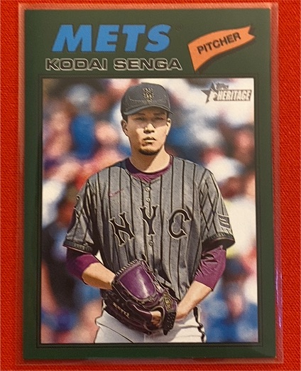 2026 Topps Heritage #317 Kodai Senga — front